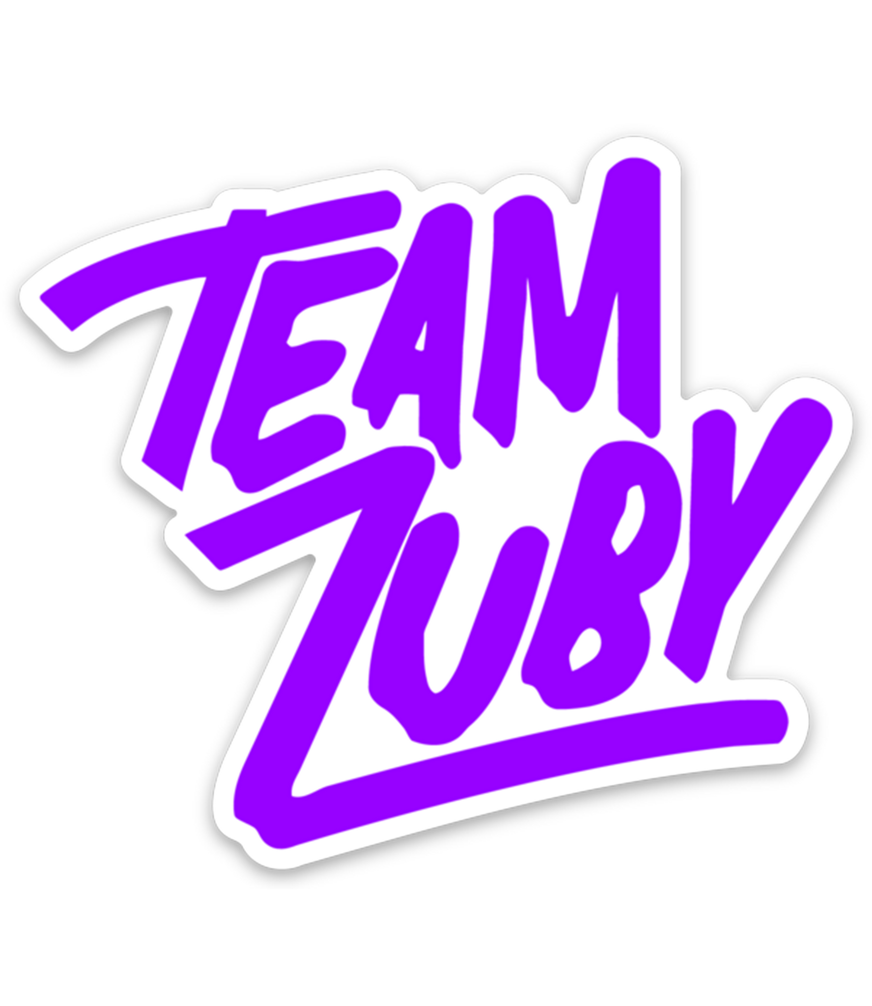Team Zuby Purple Decal